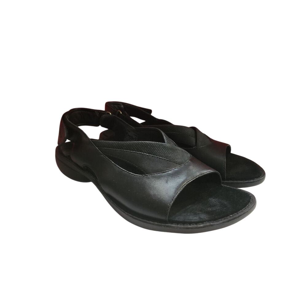 Merrell Women's Size 9 M Black Leather Sandals Open Toe